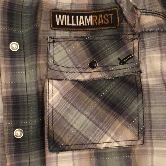 William Rast plaid button down - Picture 2 of 3